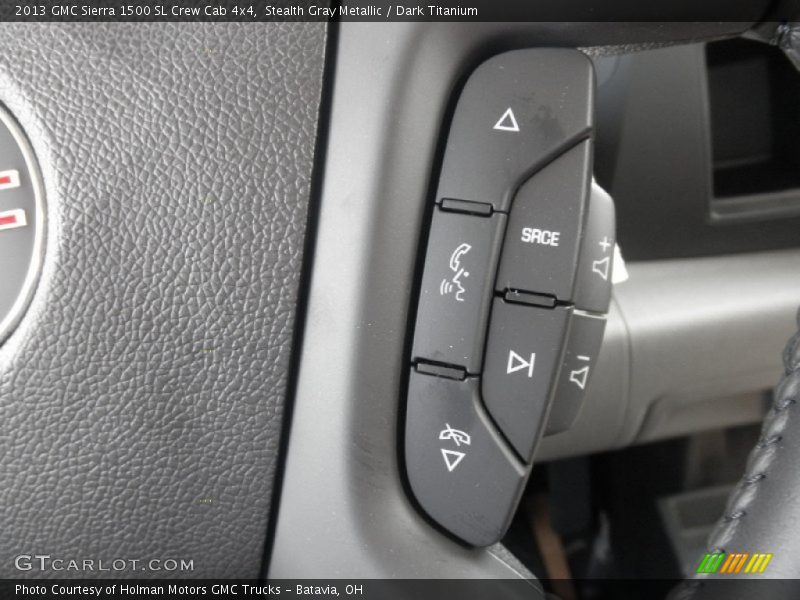 Stealth Gray Metallic / Dark Titanium 2013 GMC Sierra 1500 SL Crew Cab 4x4