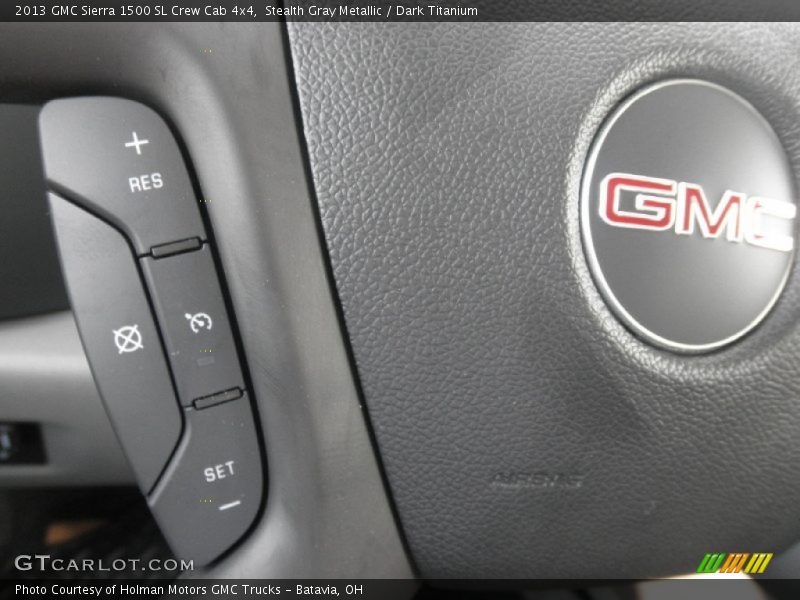 Stealth Gray Metallic / Dark Titanium 2013 GMC Sierra 1500 SL Crew Cab 4x4
