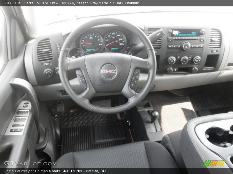 Stealth Gray Metallic / Dark Titanium 2013 GMC Sierra 1500 SL Crew Cab 4x4