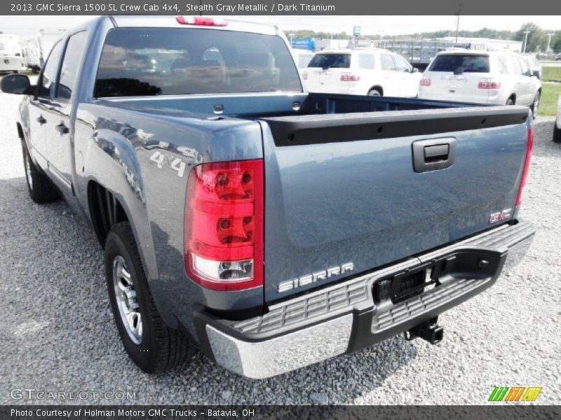 Stealth Gray Metallic / Dark Titanium 2013 GMC Sierra 1500 SL Crew Cab 4x4