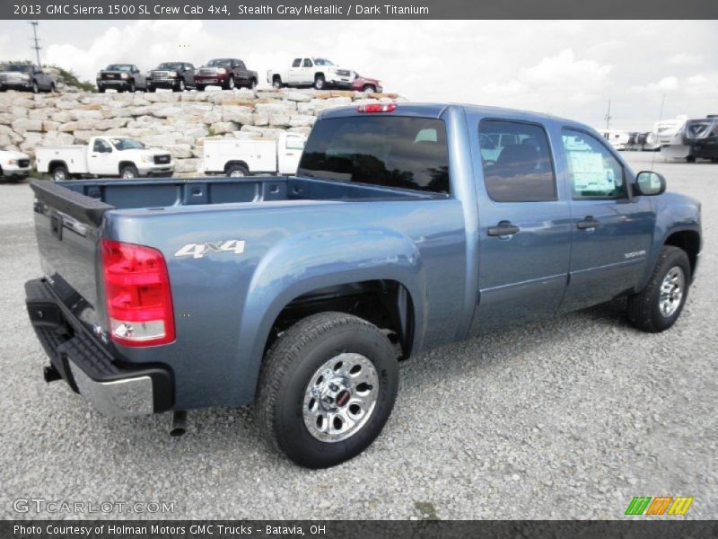 Stealth Gray Metallic / Dark Titanium 2013 GMC Sierra 1500 SL Crew Cab 4x4