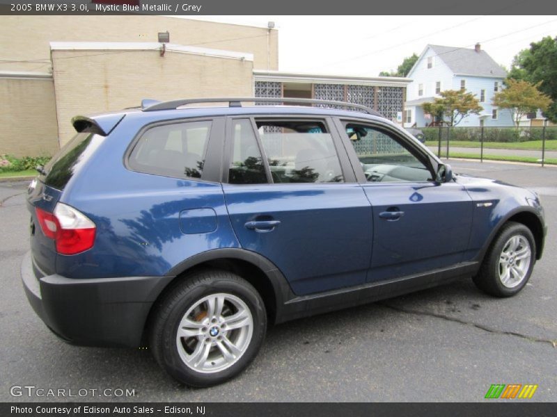 Mystic Blue Metallic / Grey 2005 BMW X3 3.0i