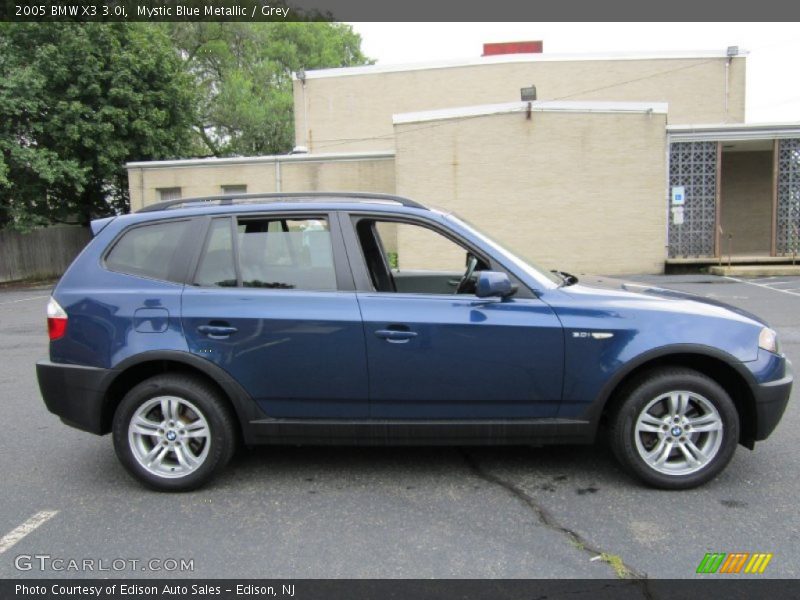 Mystic Blue Metallic / Grey 2005 BMW X3 3.0i