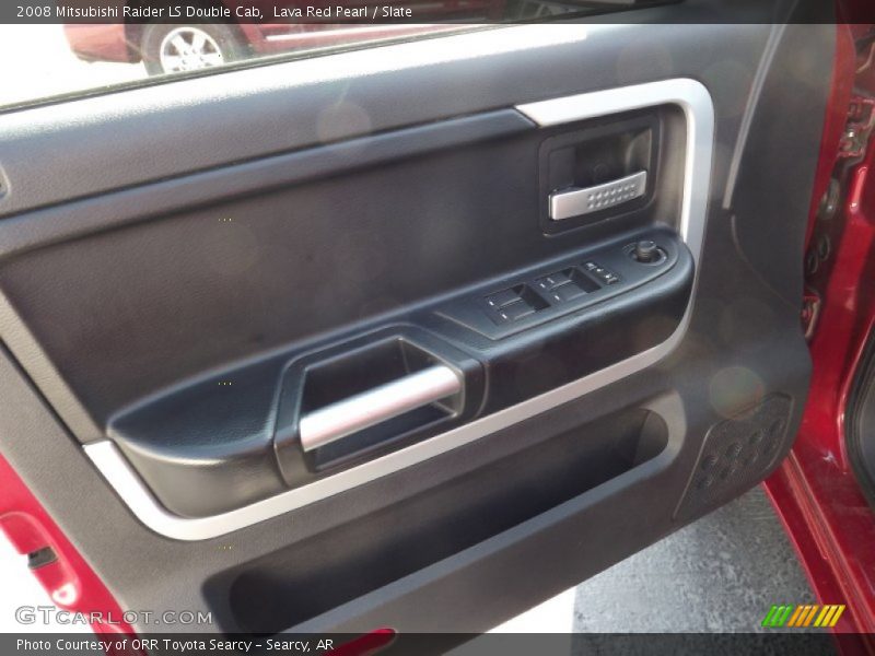 Lava Red Pearl / Slate 2008 Mitsubishi Raider LS Double Cab