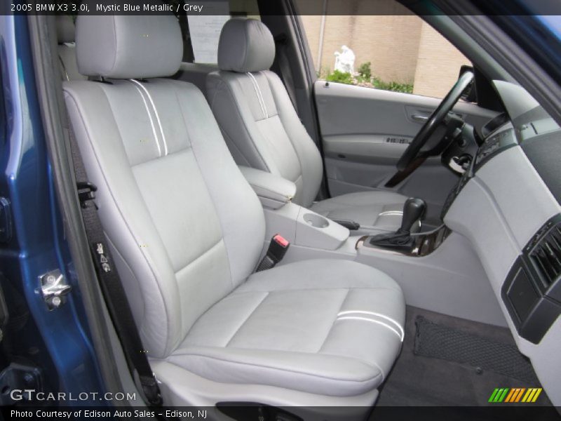 Mystic Blue Metallic / Grey 2005 BMW X3 3.0i