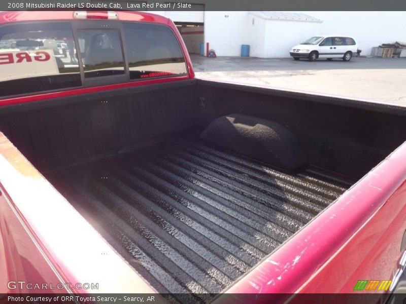 Lava Red Pearl / Slate 2008 Mitsubishi Raider LS Double Cab