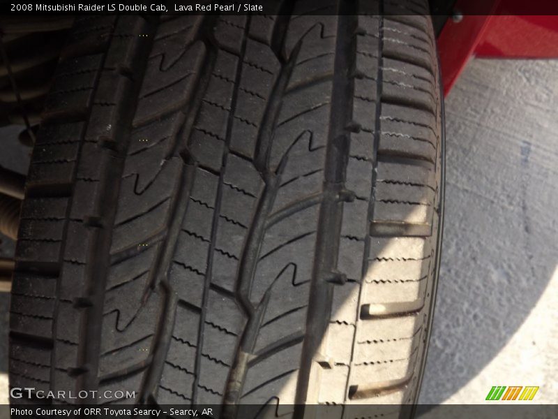 Lava Red Pearl / Slate 2008 Mitsubishi Raider LS Double Cab