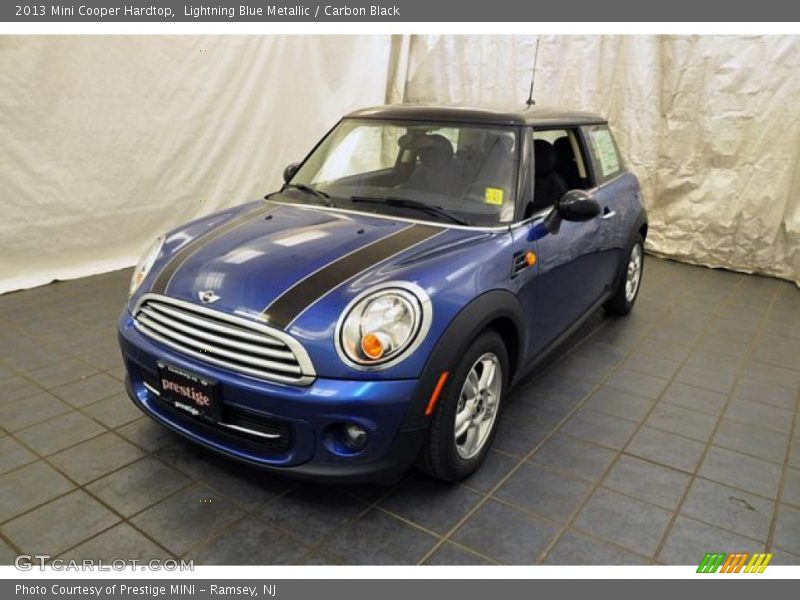 Lightning Blue Metallic / Carbon Black 2013 Mini Cooper Hardtop