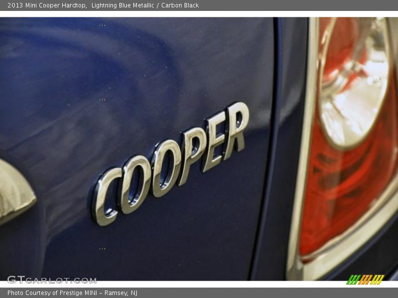 Lightning Blue Metallic / Carbon Black 2013 Mini Cooper Hardtop