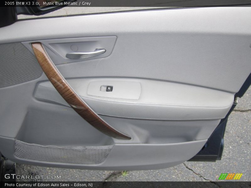 Mystic Blue Metallic / Grey 2005 BMW X3 3.0i