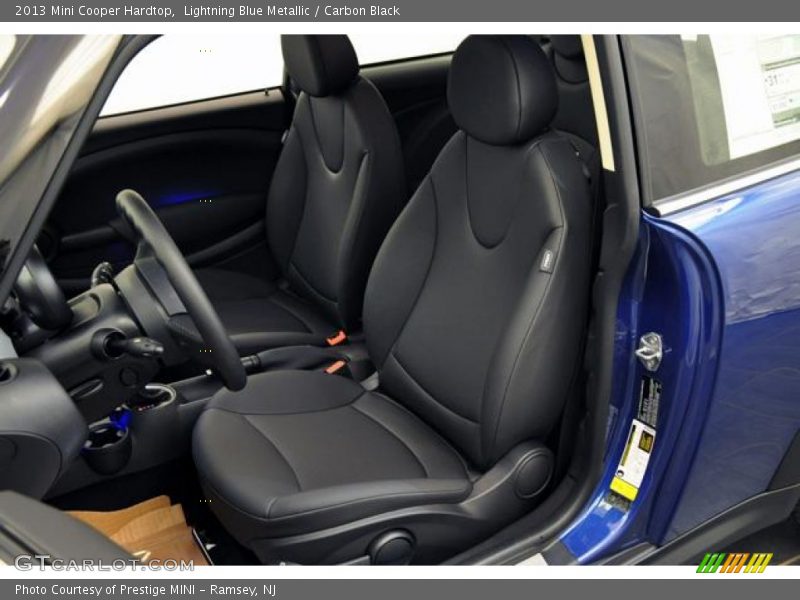 Lightning Blue Metallic / Carbon Black 2013 Mini Cooper Hardtop