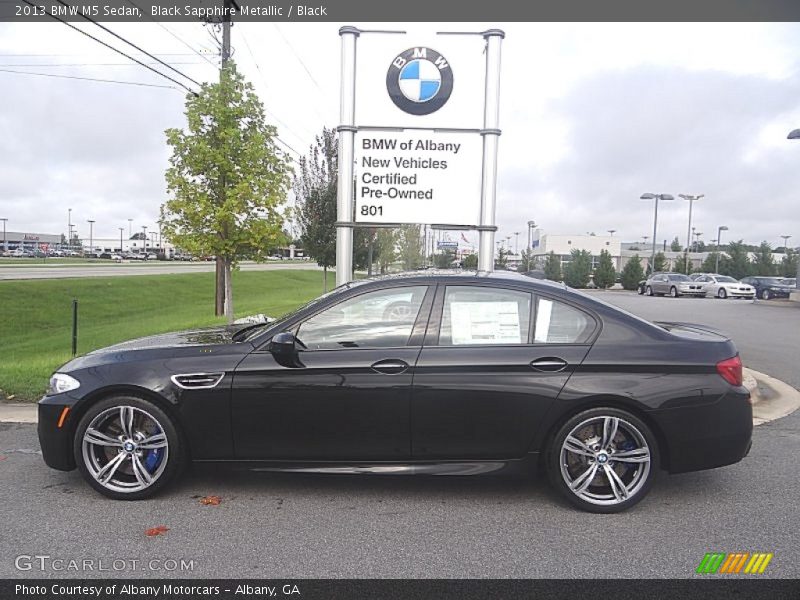 Black Sapphire Metallic / Black 2013 BMW M5 Sedan