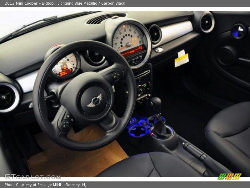 Lightning Blue Metallic / Carbon Black 2013 Mini Cooper Hardtop
