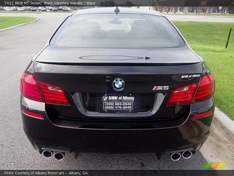 Black Sapphire Metallic / Black 2013 BMW M5 Sedan