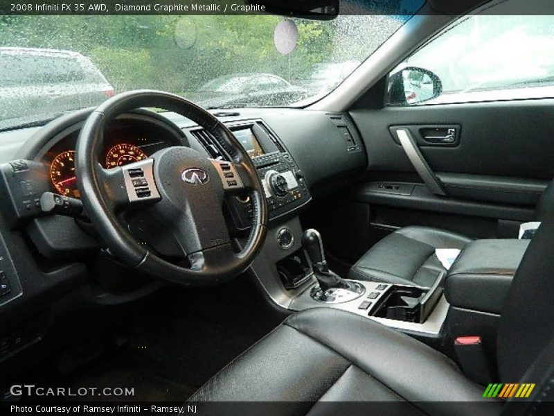 Diamond Graphite Metallic / Graphite 2008 Infiniti FX 35 AWD
