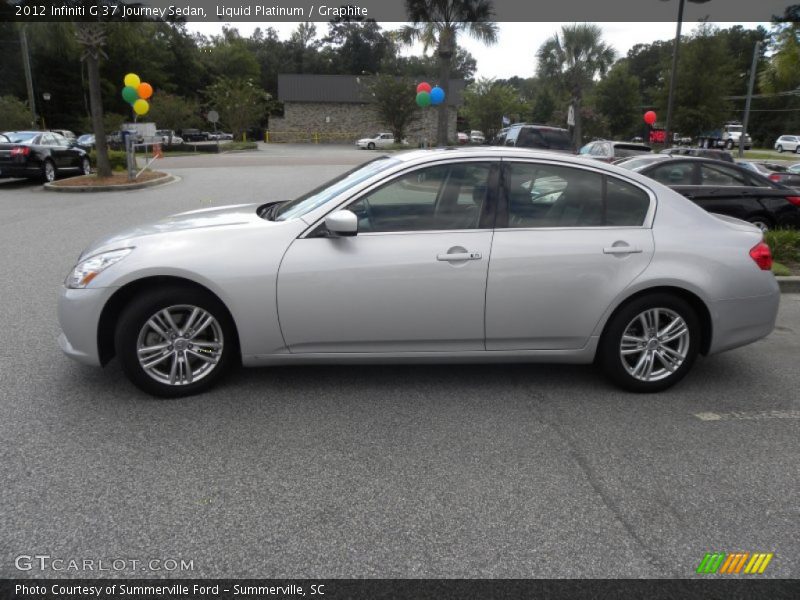 Liquid Platinum / Graphite 2012 Infiniti G 37 Journey Sedan