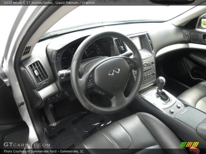 Liquid Platinum / Graphite 2012 Infiniti G 37 Journey Sedan