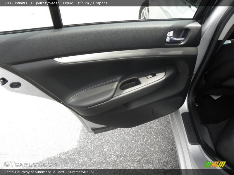 Liquid Platinum / Graphite 2012 Infiniti G 37 Journey Sedan