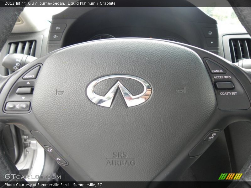 Liquid Platinum / Graphite 2012 Infiniti G 37 Journey Sedan