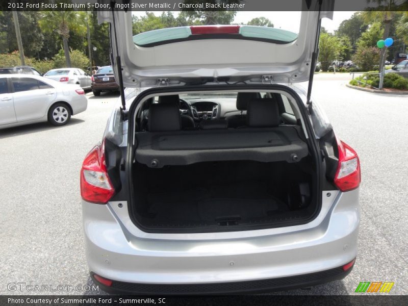 Ingot Silver Metallic / Charcoal Black Leather 2012 Ford Focus Titanium 5-Door
