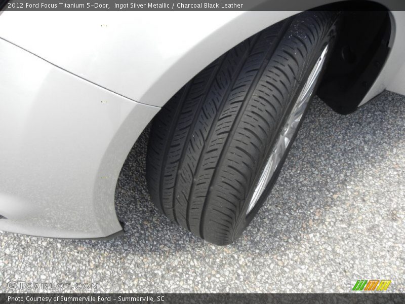 Ingot Silver Metallic / Charcoal Black Leather 2012 Ford Focus Titanium 5-Door