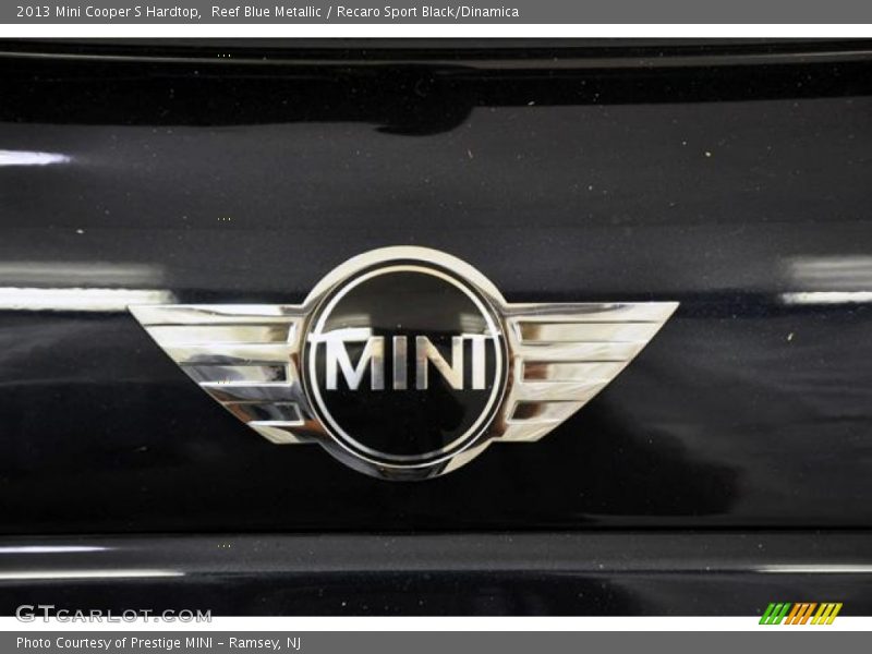 Reef Blue Metallic / Recaro Sport Black/Dinamica 2013 Mini Cooper S Hardtop
