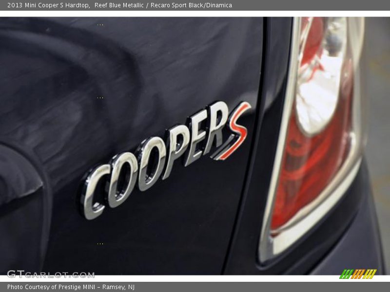 Reef Blue Metallic / Recaro Sport Black/Dinamica 2013 Mini Cooper S Hardtop