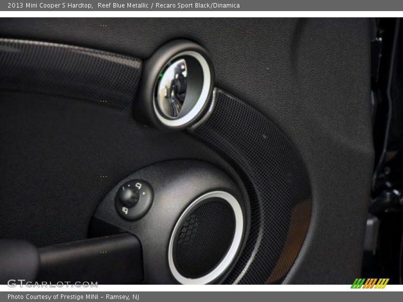 Reef Blue Metallic / Recaro Sport Black/Dinamica 2013 Mini Cooper S Hardtop