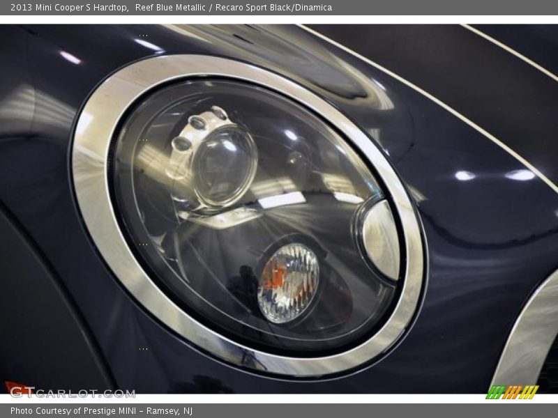 Reef Blue Metallic / Recaro Sport Black/Dinamica 2013 Mini Cooper S Hardtop