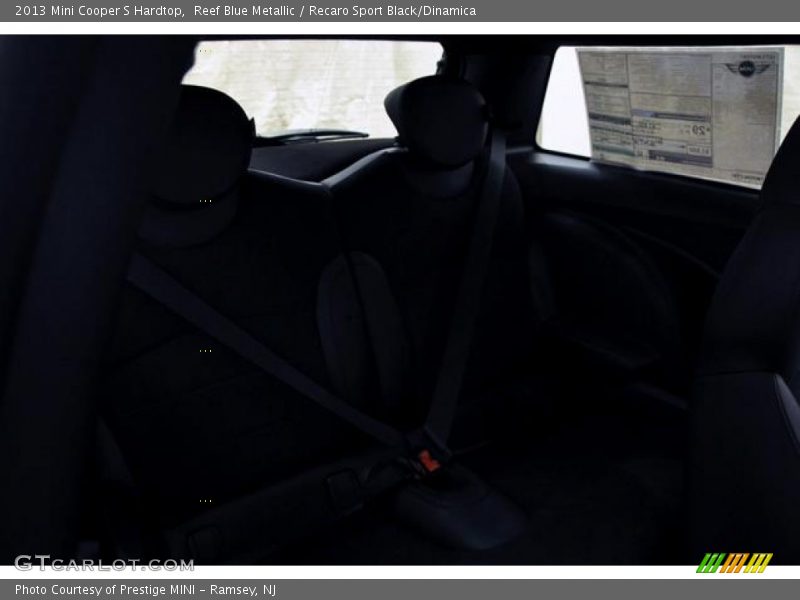 Reef Blue Metallic / Recaro Sport Black/Dinamica 2013 Mini Cooper S Hardtop
