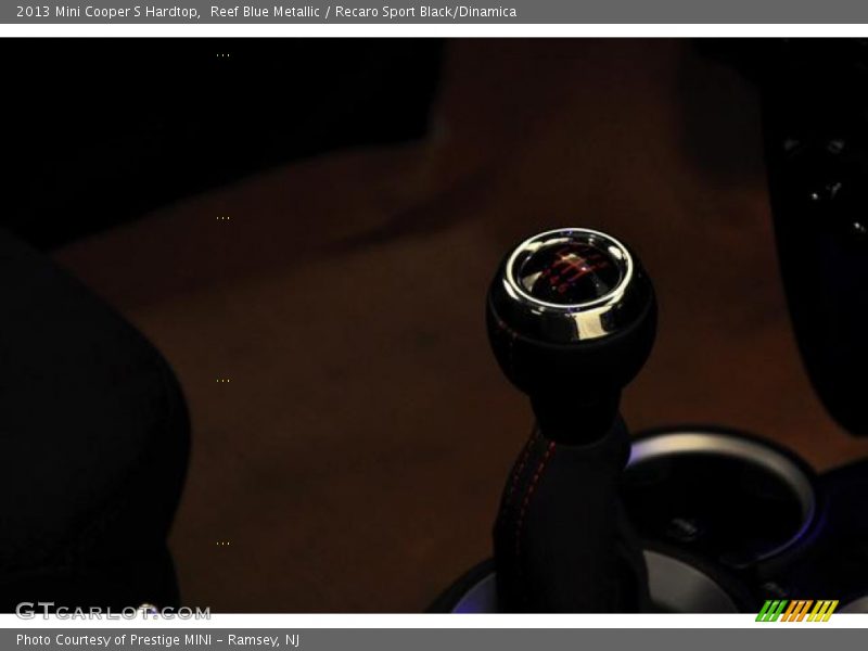 Reef Blue Metallic / Recaro Sport Black/Dinamica 2013 Mini Cooper S Hardtop