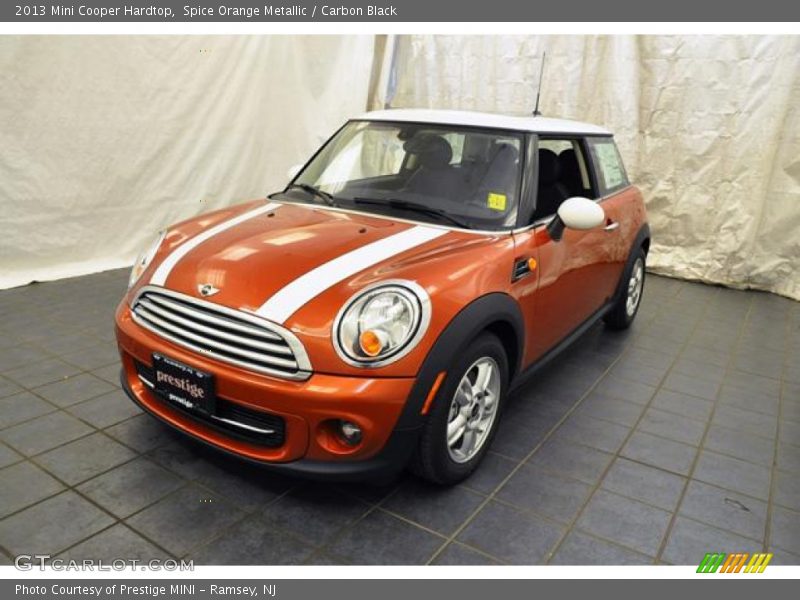Spice Orange Metallic / Carbon Black 2013 Mini Cooper Hardtop