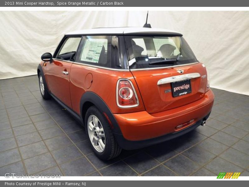 Spice Orange Metallic / Carbon Black 2013 Mini Cooper Hardtop