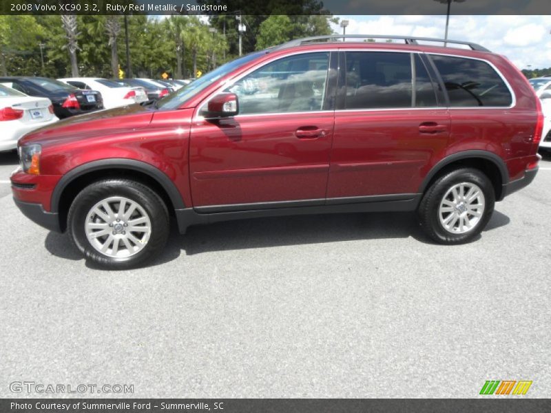 Ruby Red Metallic / Sandstone 2008 Volvo XC90 3.2