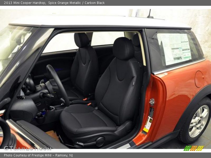 Spice Orange Metallic / Carbon Black 2013 Mini Cooper Hardtop