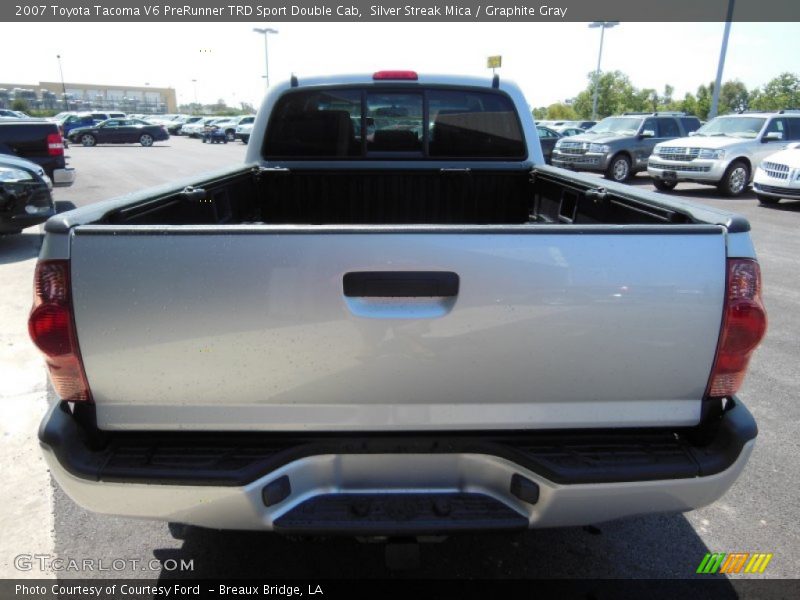 Silver Streak Mica / Graphite Gray 2007 Toyota Tacoma V6 PreRunner TRD Sport Double Cab