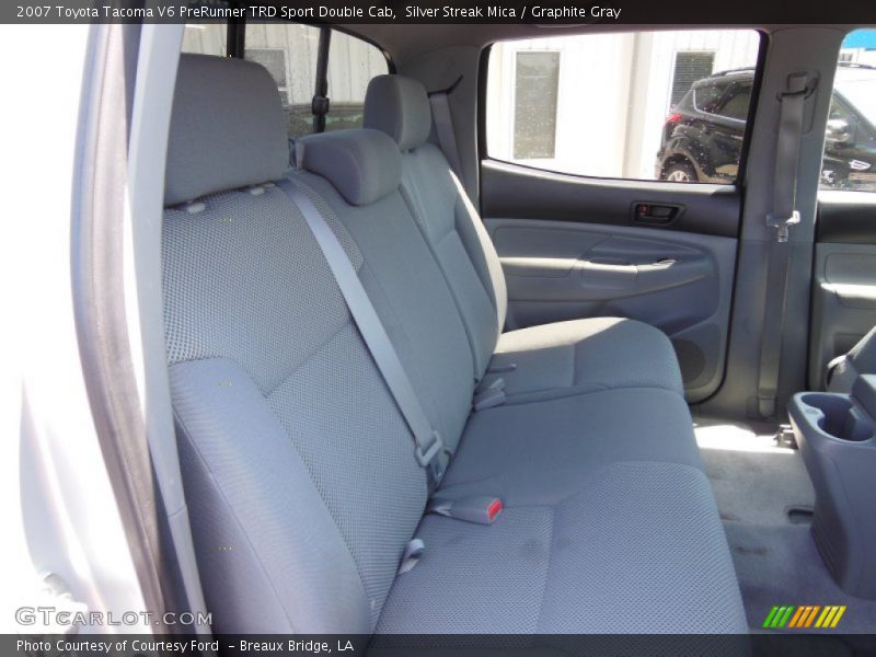 Silver Streak Mica / Graphite Gray 2007 Toyota Tacoma V6 PreRunner TRD Sport Double Cab