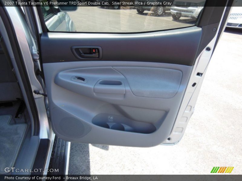 Silver Streak Mica / Graphite Gray 2007 Toyota Tacoma V6 PreRunner TRD Sport Double Cab