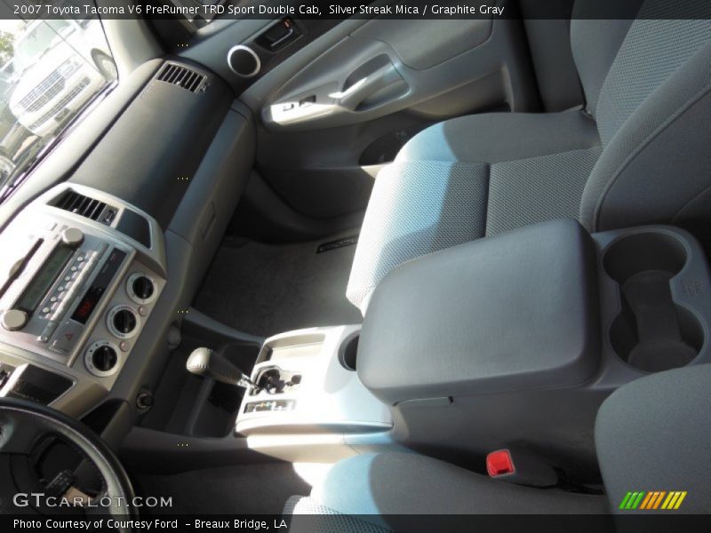 Silver Streak Mica / Graphite Gray 2007 Toyota Tacoma V6 PreRunner TRD Sport Double Cab