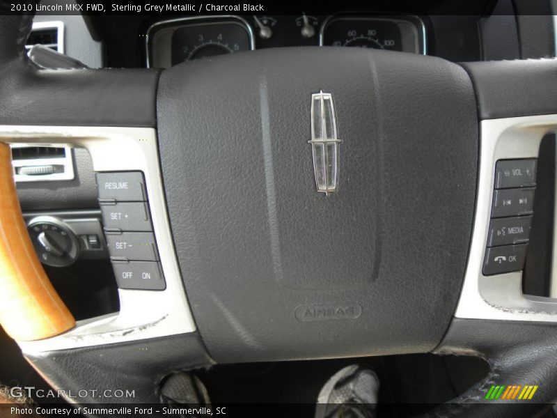 Sterling Grey Metallic / Charcoal Black 2010 Lincoln MKX FWD