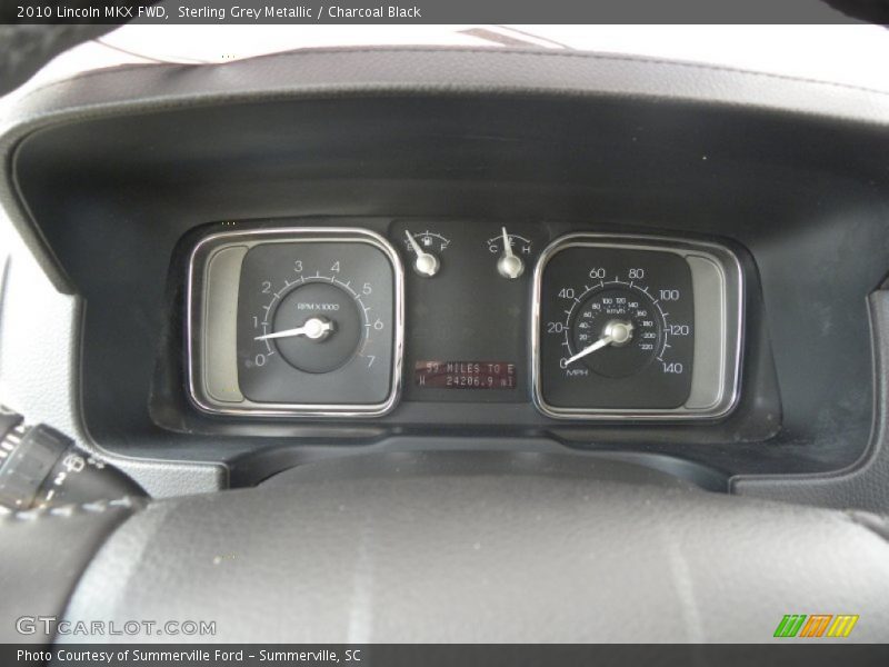Sterling Grey Metallic / Charcoal Black 2010 Lincoln MKX FWD