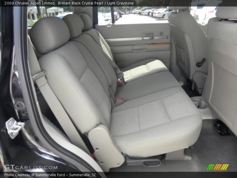 Brilliant Black Crystal Pearl / Light Graystone 2009 Chrysler Aspen Limited