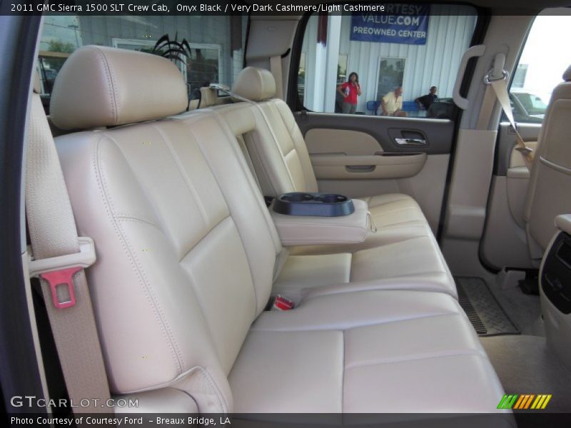 Onyx Black / Very Dark Cashmere/Light Cashmere 2011 GMC Sierra 1500 SLT Crew Cab
