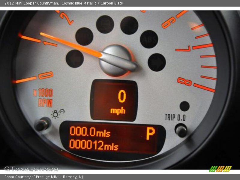 Cosmic Blue Metallic / Carbon Black 2012 Mini Cooper Countryman