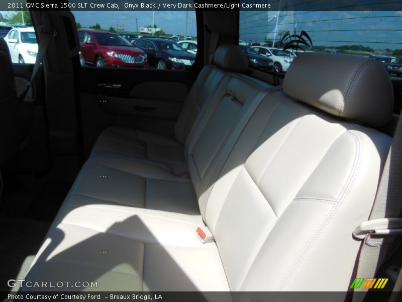 Onyx Black / Very Dark Cashmere/Light Cashmere 2011 GMC Sierra 1500 SLT Crew Cab