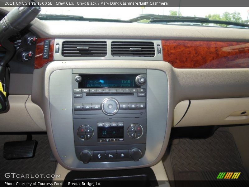 Onyx Black / Very Dark Cashmere/Light Cashmere 2011 GMC Sierra 1500 SLT Crew Cab