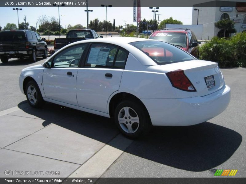 Polar White / Gray 2005 Saturn ION 1 Sedan