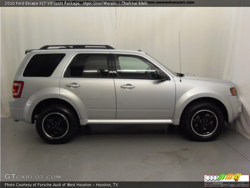 Ingot Silver Metallic / Charcoal Black 2010 Ford Escape XLT V6 Sport Package