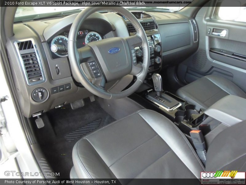 Ingot Silver Metallic / Charcoal Black 2010 Ford Escape XLT V6 Sport Package