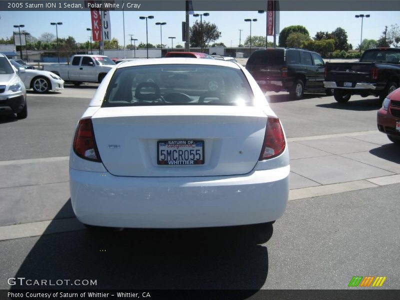Polar White / Gray 2005 Saturn ION 1 Sedan